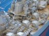 model war ships is fully assembled
