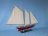 model sailboats is fully assembled