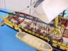 historic ship models is fully assembled