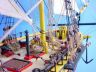 historic ship models is fully assembled