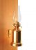 Brass Tavern Mug Oil Lamp 14" is fully assembled