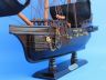 pirate ship model is fully assembled