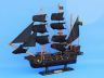 pirate ship model is fully assembled