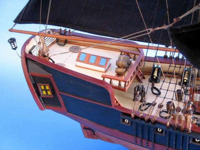pirate ship is fully assembled