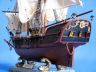pirate ship model is fully assembled