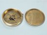 brass compass is fully assembled