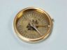 brass compass is fully assembled