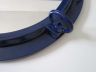 Navy Blue Porthole Mirror 24