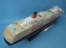 cruise ship model is fully assembled