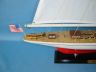 model sailboats is fully assembled