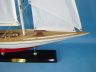 model sailboats is fully assembled