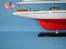 model sailboats is fully assembled