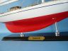 model sailboats is fully assembled