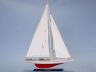 model sailboats is fully assembled