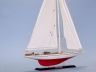 model sailboats is fully assembled