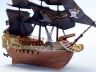 pirate ship model is fully assembled