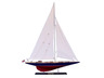 model sailboats is fully assembled