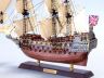 historic ship models is fully assembled