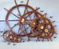 ship's wheel is fully assembled