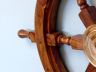 ship's wheel is fully assembled