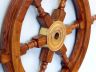ship's wheel is fully assembled