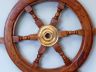 ship's wheel is fully assembled