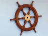 ship's wheel is fully assembled