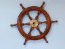 ship's wheel is fully assembled