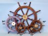 ship's wheel is fully assembled