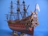 tall ship models is fully assembled
