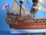 historic ship models is fully assembled