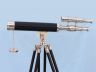 Floor Standing Chrome/Black Griffith Astro Telescope 44" is fully assembled