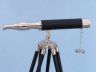 Floor Standing Chrome/Black Harbor Master Telescope 30" is fully assembled