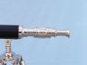 Floor Standing Chrome/Black Harbor Master Telescope 30" is fully assembled