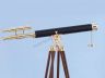 Floor Standing Brass/Leather Griffith Astro Telescope 64