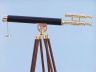 Floor Standing Brass/Leather Griffith Astro Telescope 64