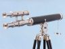 Floor Standing Chrome/Leather Griffith Astro Telescope 64