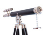 Floor Standing Chrome/Leather Griffith Astro Telescope 64