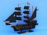 pirate ship model is fully assembled