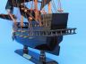 pirate ship model is fully assembled
