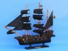 pirate ship model is fully assembled