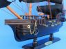 pirate ship model is fully assembled