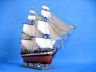 historic ship models is fully assembled