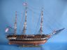 wooden model ships is fully assembled