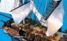 historic ship models is fully assembled