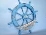 Decorative Wood Shipwheel is fully assembled