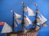 historic ship models is fully assembled