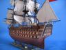 historic ship models is fully assembled