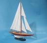 model sailboats is fully assembled
