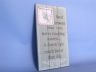 Decorative Wooden Sign is fully assembled
